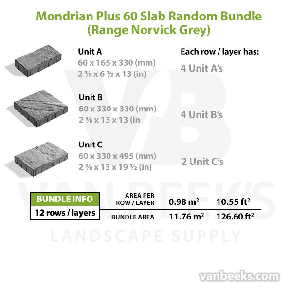 Permacon Melville 80 Paver Van Beek's